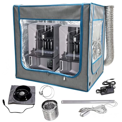 Large Tent 3D Printer Enclosure w/Vent & LED for Anycubic Elegoo