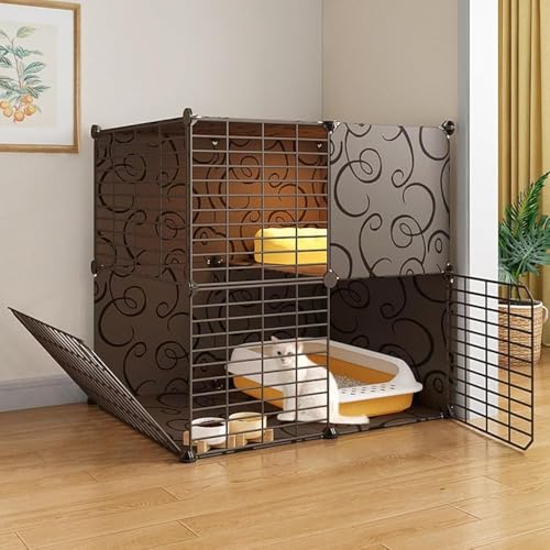 Enclos d'intérieur pour chats : protégez vos meubles avec cette niche métallique