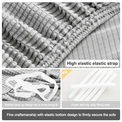 Housse de canapé extensible en polaire pour soirées cocooning - 6