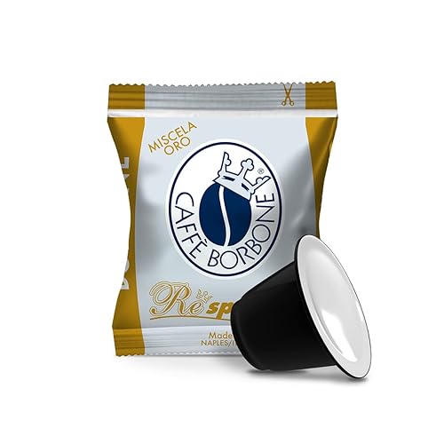 Immagine del prodotto Caffè Borbone Respresso, Miscela Oro - 100 Capsule - Compatibili con le Macchine ad uso domestico Nespresso®* (1 confezione da 100)