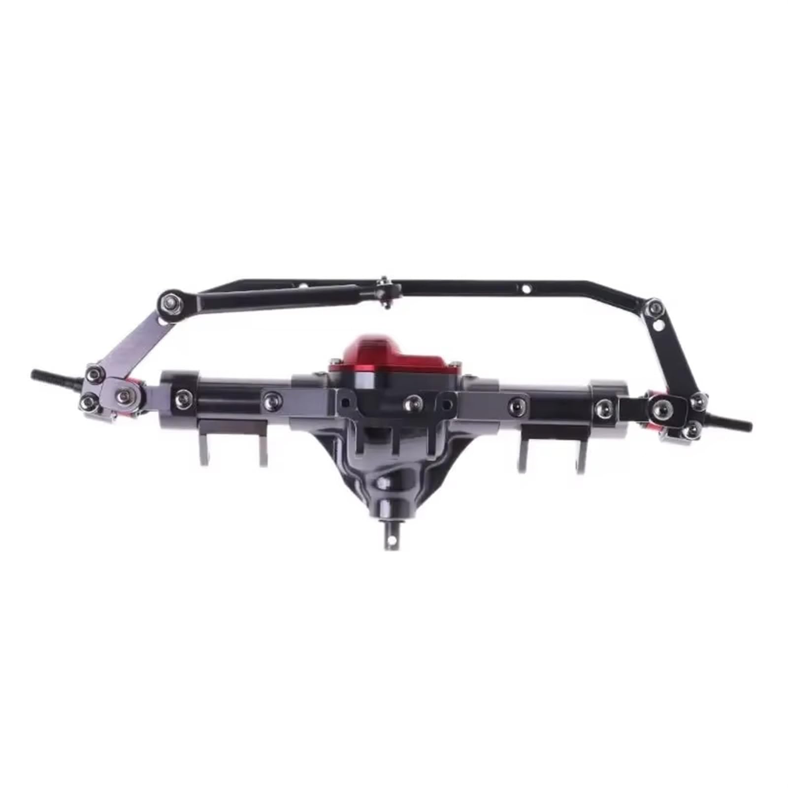 Eje Trasero de Coche RC para Axial SCX10 Eje Trasero Delantero De Metal CNC 1:10 RC para Accesorios Actualización Coche para Rock Crawler(Front Axle)