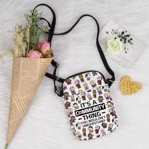 TV Show Gift Bit Greendale College Cult College 9 Bit Video Game Characters Crossbody Bag3