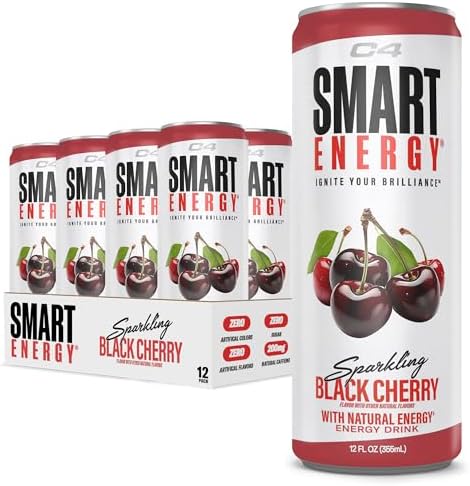 C4 Smart Energy Drink, 200mg Caffeine, 12 Fl Oz 12pk