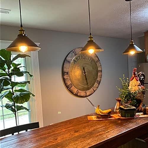 Miniatura 5 de Lámpara colgante industrial Retro Loft Drop lámpara de techo vintage colgante luces colgantes hogar cocina isla accesorios de iluminación negro