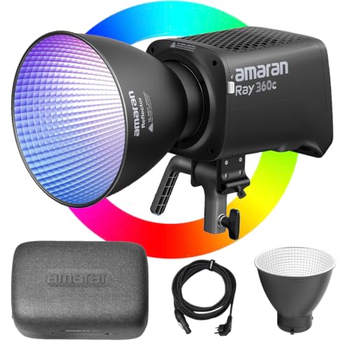 Amazon | Amaran Ray 360c RGBビデオライト360W ボーエンスマウント