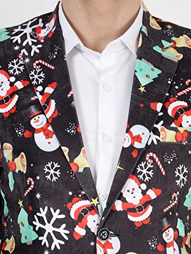 Image of WINTAGE Men's Dust Free Velvet Christmas Blazer