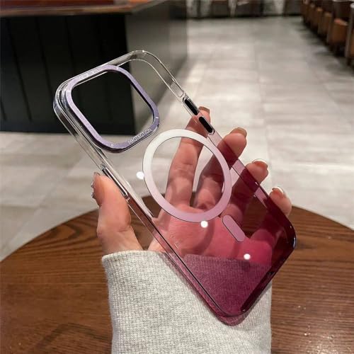 Coque de luxe pour iPhone 13 Pro Max magsafe avec objectif en métal