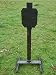 AR500 Steel Angled IDPA 2/3 Shooting Target 3/8 AR500 with Bolt Stand Kit