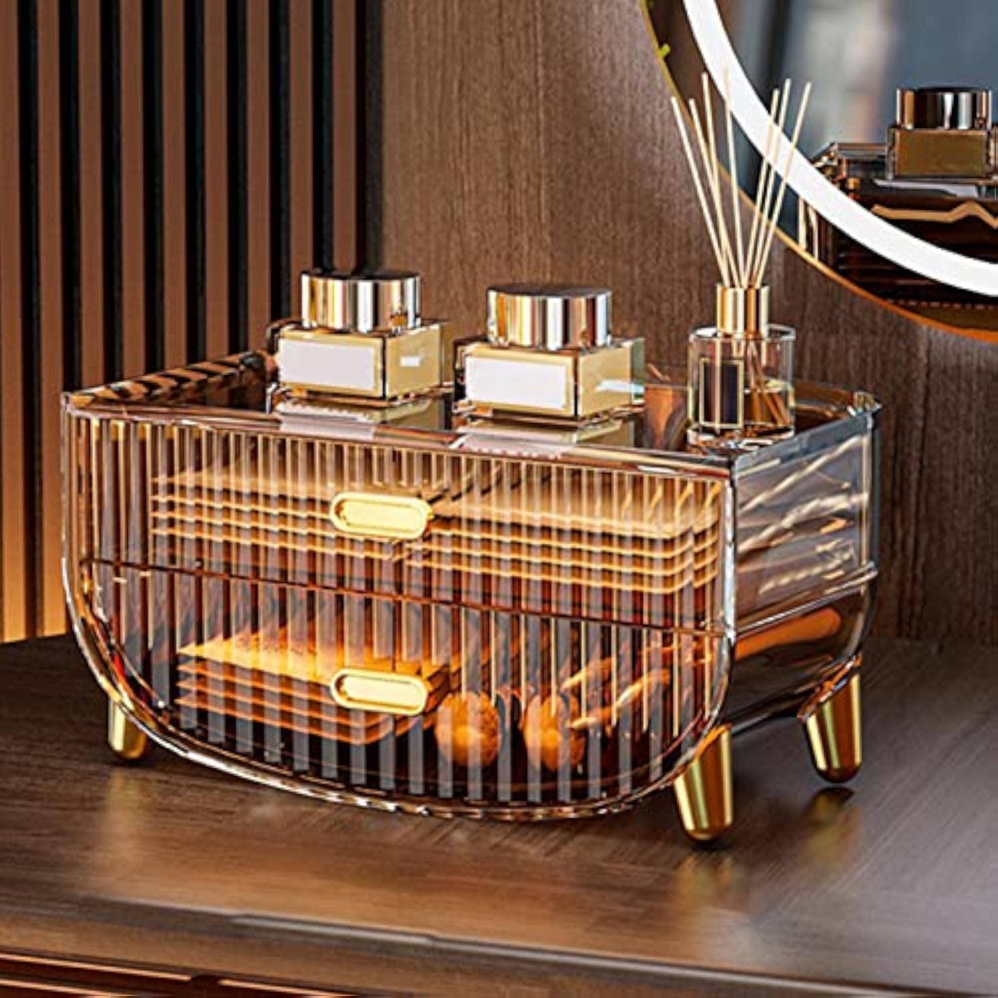 Makeup Case Cosmetic Desktop Storage Rack