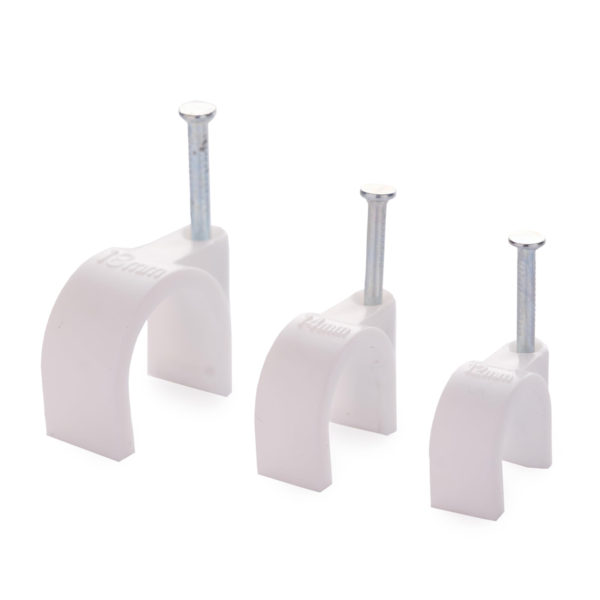 Novoflex Round Nail Cable Clip Part No CC 4 Colour: Natural White (Pack Of 100)-image-13