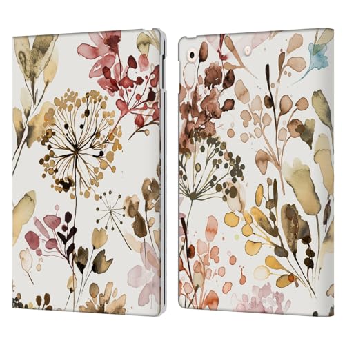Protection iPad 10.2 portefeuille cuir Ninola Eucalyptus herbes
