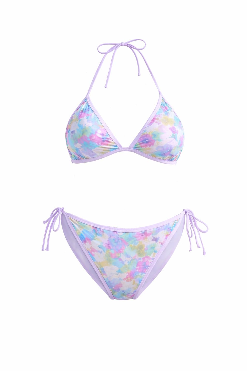 Women Floral Bikini Set 2 Piece Swimwear Multicolor-picture-34