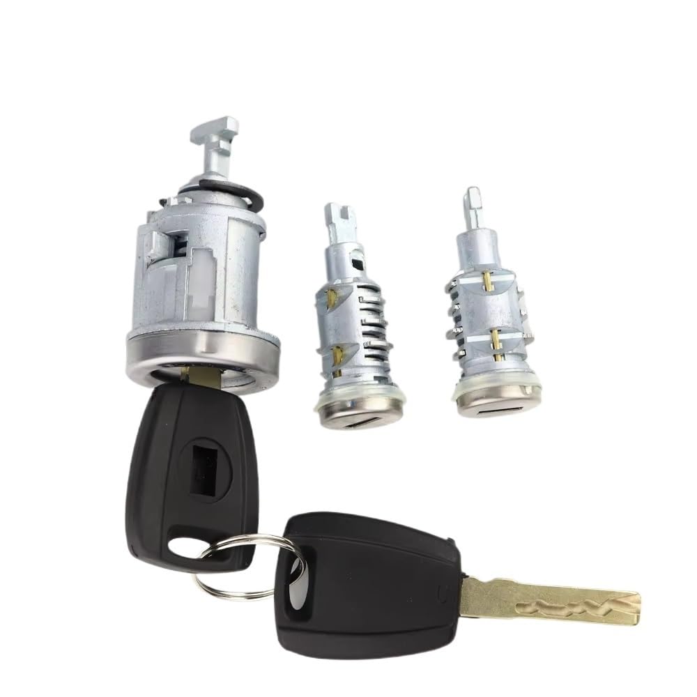 Ningqonggongshi One Color Lock Cylinder Assy Compatible With Alfa For Romeo For 156 1996-2007 Ignition Door Trunk Lock Barrel Cylinder