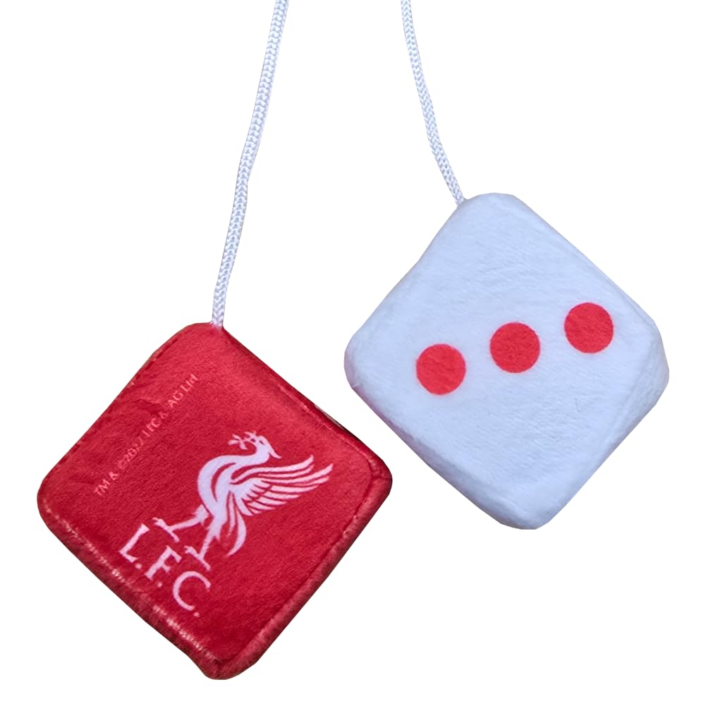 Liverpool F.c. Men's Red Liverpool Fc Dice Car Hanger (One Size) (Red)