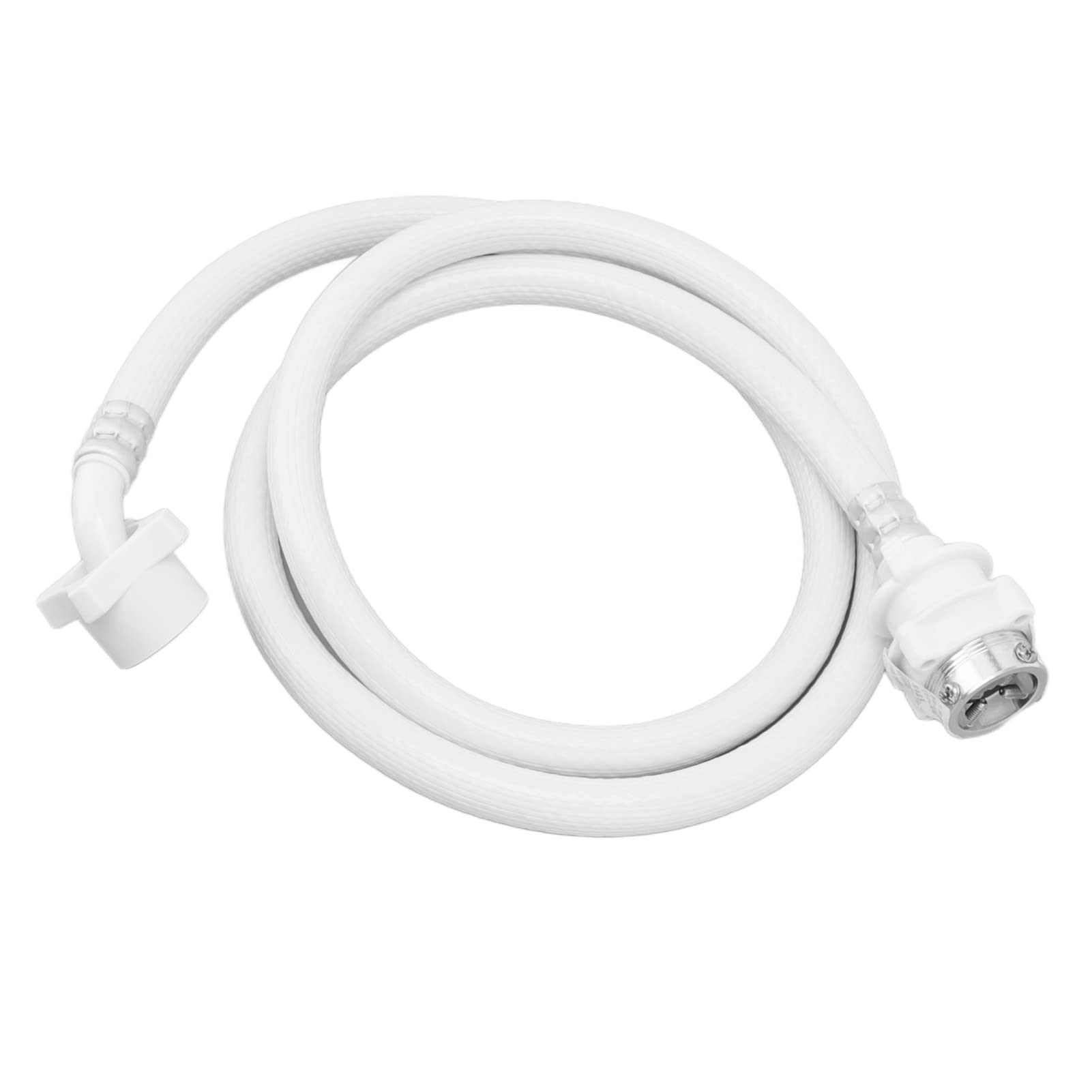 Washing Machine Inlet Pipe,Universal Fit Break Resistant G3/4 Thread Anti Aging PVC Washing Machine Hoses Double Buckle Home Fitting