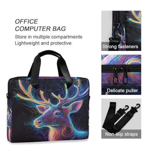 Bolsa para laptop portátil 15.6 pulgadas con asas y correa miniatura 6
