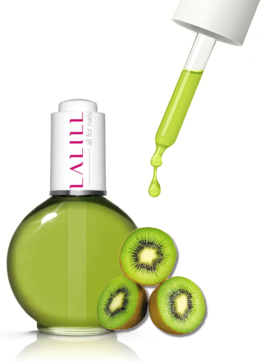 Nail Cuticle Oil 75 ml – veganistische kiwi nagelverzorgingsolie – nagelolie verzorging voor nagels nagelriemen – SPA manicure nageldesign handen – veganistisch – met pipet