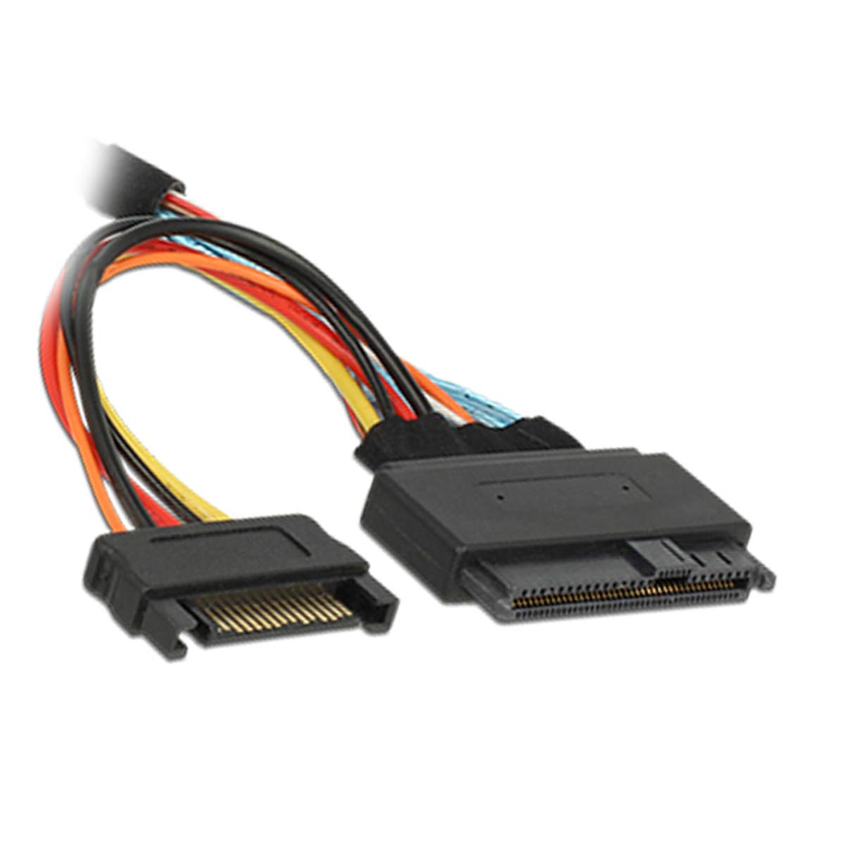 Cablecc U.2 U2 SFF-8639 NVME PCIe SSD Cable para Placa Base SSD 750 p3600 p3700 M.2 SFF-8643 Mini SAS HD