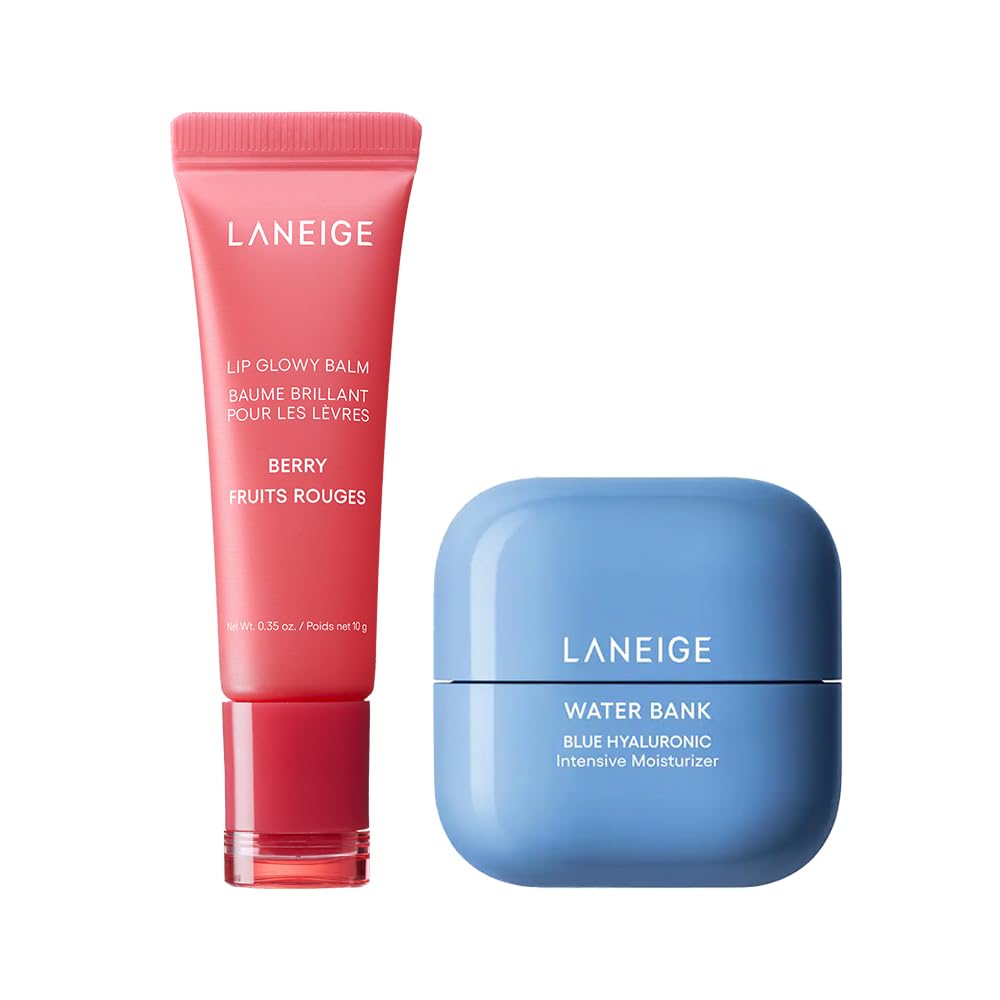 Laneige Combo of 2 including Lip Glowy Balm Berry (10G) and Water Bank Blue Hyaluronic Intensive Moisturizer (20ml)-image-10