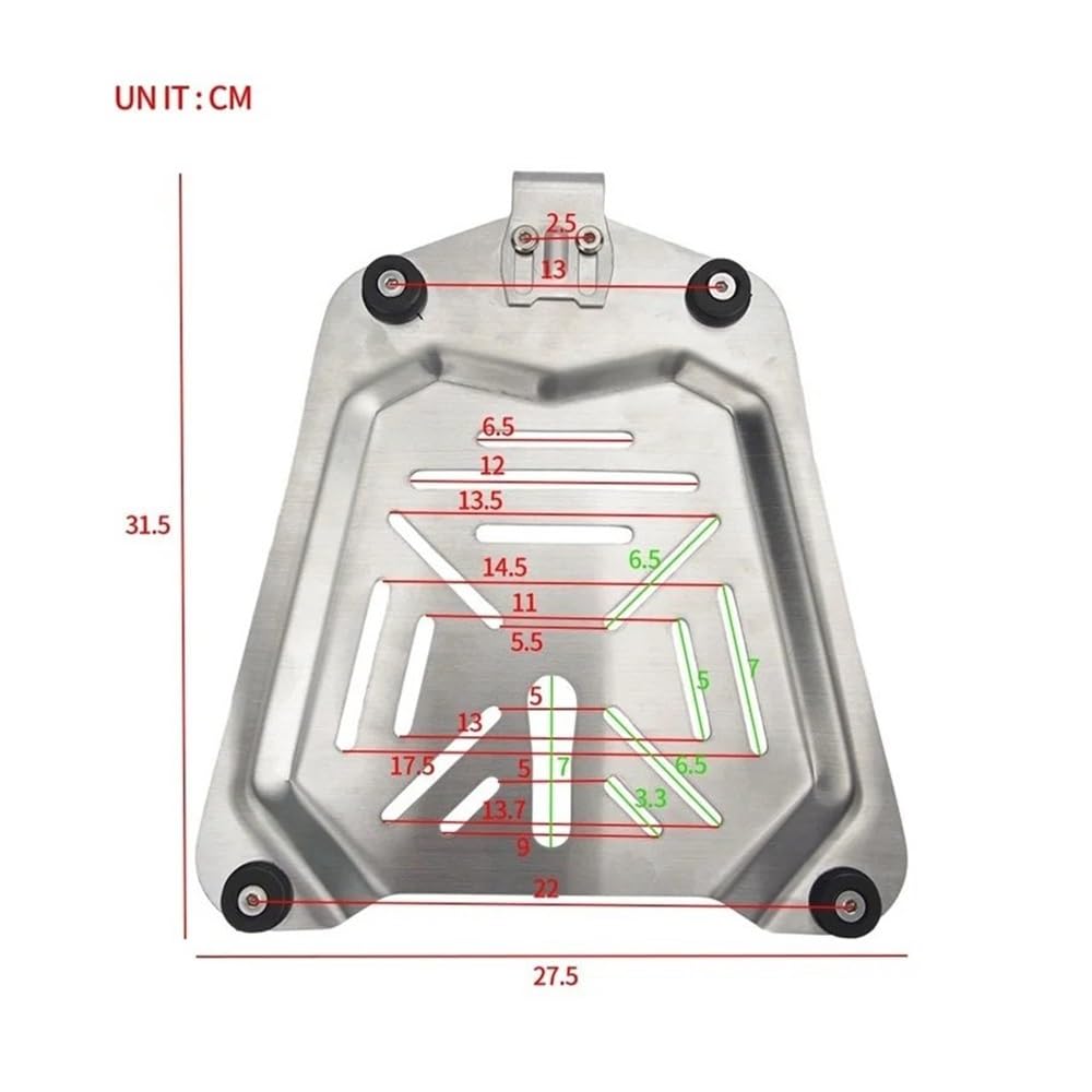 Corte-Bagages Arrière Porte-Bagages De Modification Tablette Arrière, Fournitures D'accessoires Moto Universels 28L/45L/55L/80L/85L/100L