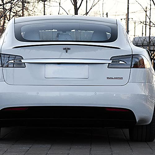 Linyuex Auto 3D Uiterlijk Sticker Achterklep Kofferbak Embleem Sticker Voor Tesla Model 3 X Y S DUAL MOTOR 3D… - Afbeelding 4