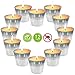 Produktbild Aottom 12 Stück Anti Mücken Citronella Kerzen im Metalleimer,100% Sojawachs Citronella Duftlichter Zitrone Teelichter Outdoor Anti Mücken und Insekten Ideal für Balkon, Terrasse, Garten und Camping