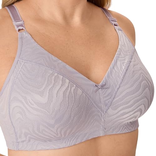 Image of Bali Women's Wireless Bra for Women - Double Support - Lace Full Coverage Bra - Stay-in-Place Straps - Spa Closure