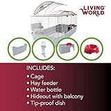 Living World - Deluxe Hybrid Habitat, X-Large - Rabbit, Guinea Pig, Chinchillas, and Small Animal Cage
