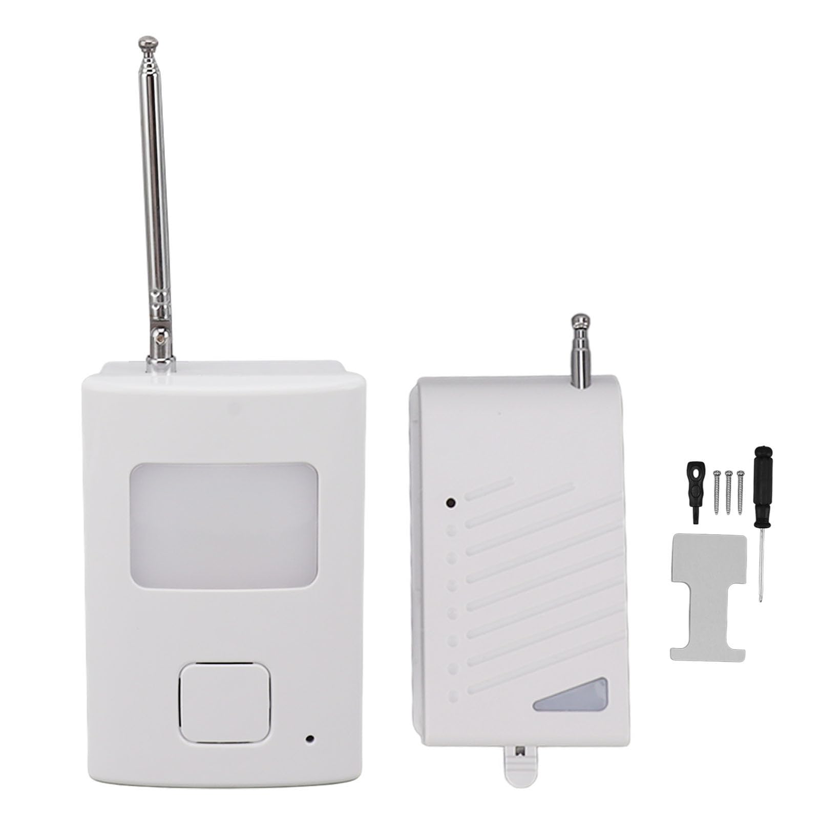 Call Bell, ABS Voice Activated Long Distance Real Time Bed Alarm Caregiver Pager for Elderly Baby Monitoring