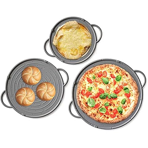 Coolinato Spritzschutz Silikon 3er Set grau Cover