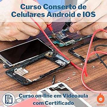 Curso on-line em videoaula Conserto de Celulares Android e IOS com Certificado