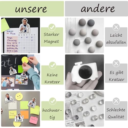 12 Stück Dr Nowzaradan, Kühlschrankmagnete Lustig, Lustiger Dr. Now-Kühlschrankmagnet, Süßer Kühlschrankmagnet, Dekorative Magnete, Kühlschranks, Lagerschränke, Büros ﻿
