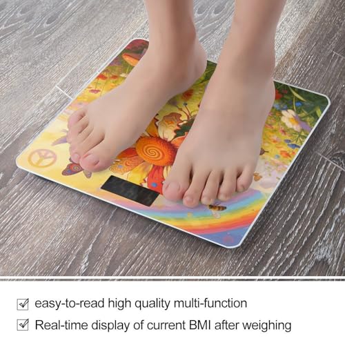 Báscula digital para baño LZQPOEAS 180kg con pantalla LCD miniatura 5