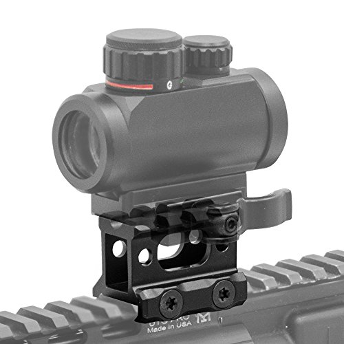 Utg MT-RSX1S 3-Slot Slim Picatinny Short Riser Mount 1 Inch High thumb #2