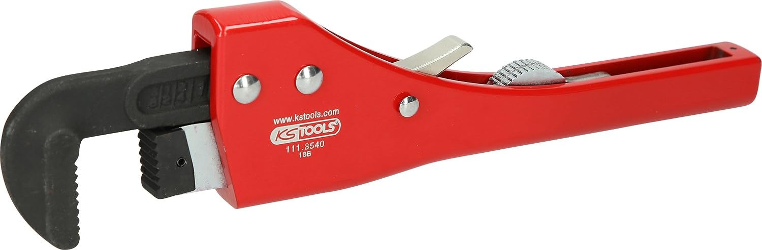 KS Tools 111.3540 One-Handed Ratchet Pipe Wrench