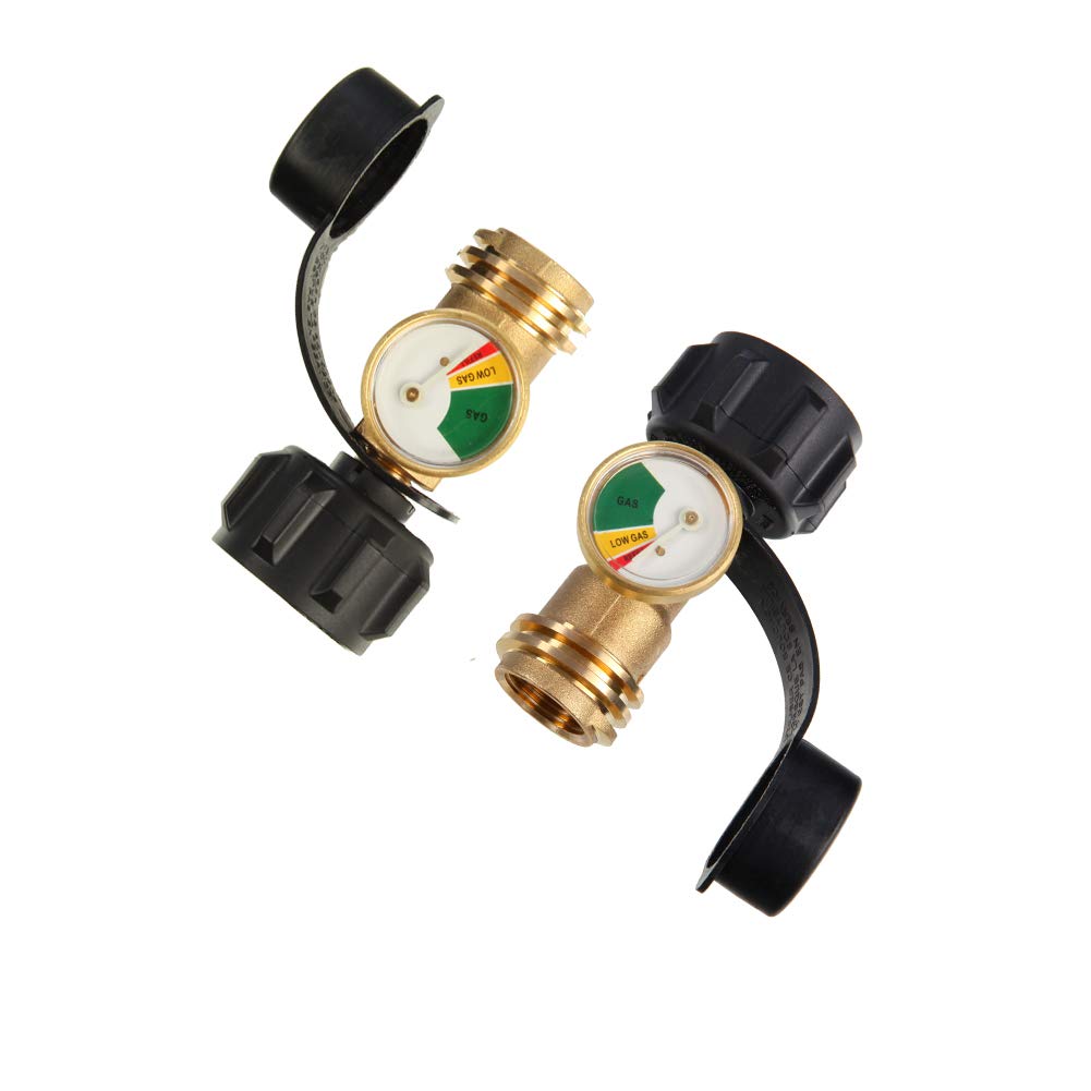 Buy LONGADS Propane Tank Gauge Level Indicator Leak Detector with Type
