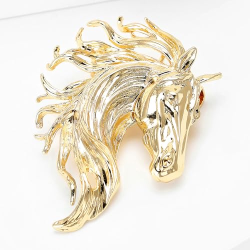 Image of Animal Brooch for Men Vintage Metal Wildlife Lapel Pin Suit Jacket Badge Fashion Accessories for Men