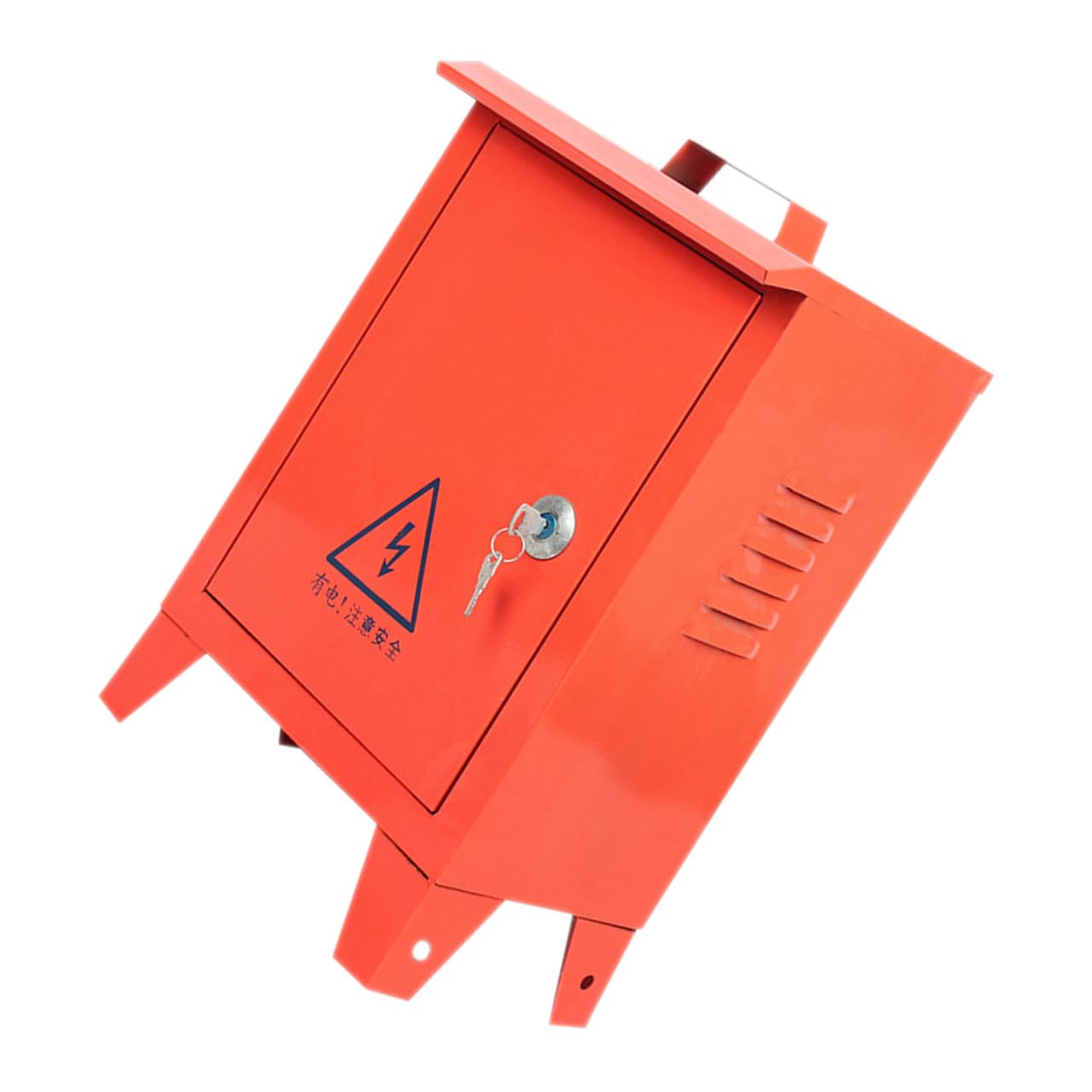 Alipis Outdoor Weatherproof Distribution Junction Box 250x300x180mm Iron Electrical Panel Box with Circuit Breaker Protection for Construction Site and Rv Use