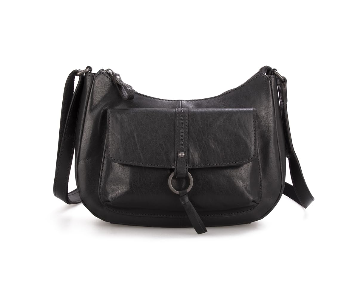 Spikes & Sparrow Leather Crossover Cheyenne, black, western