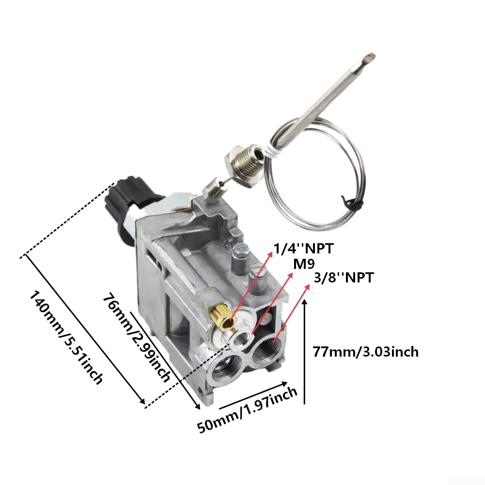 Valvola Sicurezza Ottone per Stufe a Gas 630