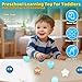 STARBOLO Star Ball Pit Balls for Toddlers - 50 100 200 500 Pack BPA Free Crush Proof Plastic Balls for Ball Pit, Gift for Kids Toddlers Birthday Christmas Decor Giant Friendship Banner Props