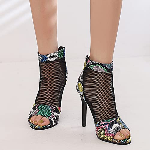 Fashion Peep Toe Mesh Air Summer Booties Women Gladiator Sandal4