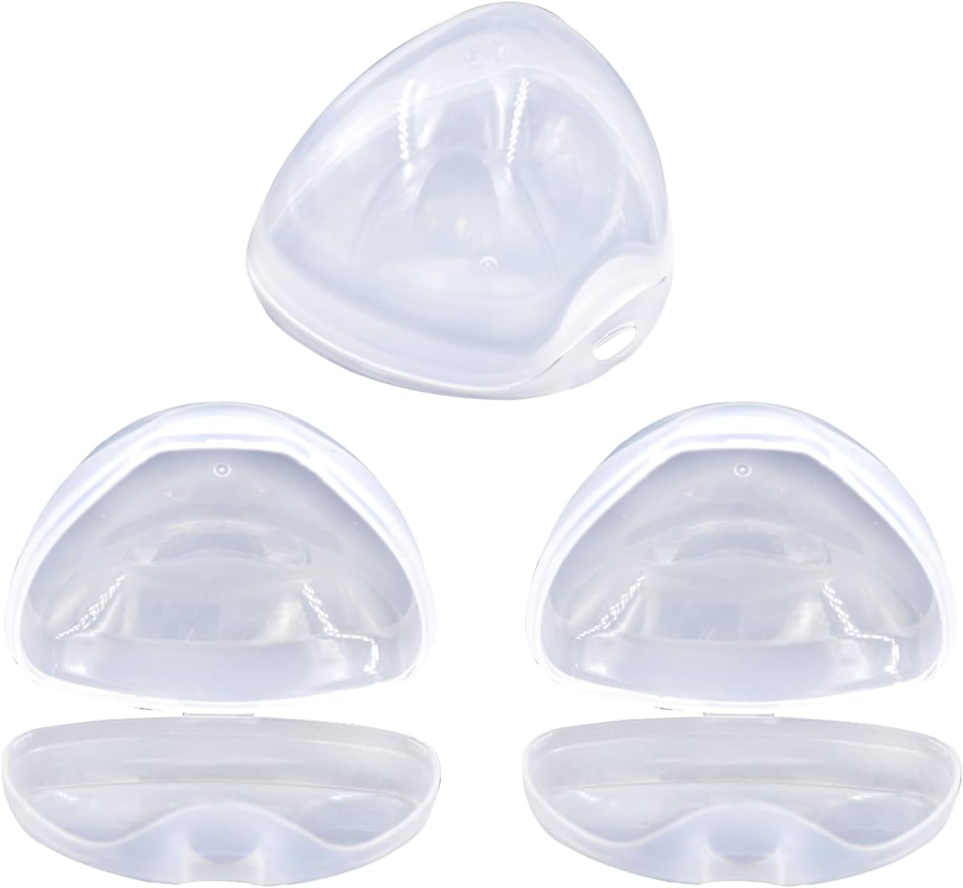 Dummy Case 3 Pack Dummy Holder Case Transparent Pacifier Case