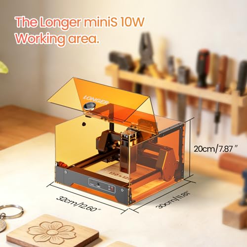 Image of LONGER Ray5 Laser Engraver and Cutter Machine, 2W for Diode Laser Engraver Cutting Machine, Fast Heat Dissipation with Aluminum Plate for Table-Protecting, 400 * 355mm