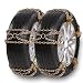 Łańcuchy śniegowe, Samochód Off-Road Pojazd Łańcuch Koła Łańcuch Błoto Road Safety Car Suv Wheel Opon Opona Snow Lodówka Z Zimowym Skid (Color Name : S)