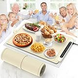 Silikon Warmhalteplatte Elektrisch für Speisen: 60×40 Cm Tragbare Regelbar Wärmeplatte Essen Kueche Food Warming Mat Elektrische Wärmematte Food Heater Food Warmer Warming Trays for Buffet Party Küche