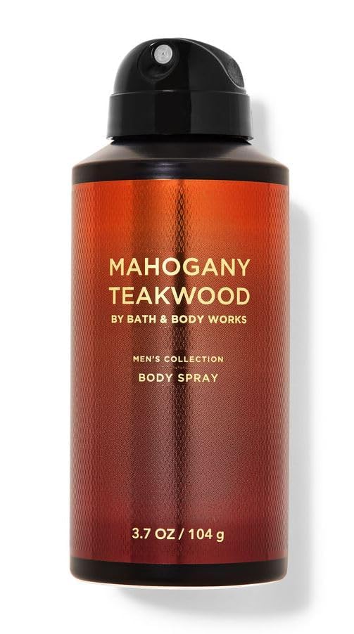 BBW White Barn Men's Collection Mahogany Teakwood Body Spray 3.7oz
