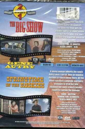 Pelicula DVD Big Show y Springtime in the Rockies para tardes de cine nostalgico en casa 3