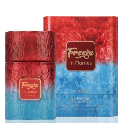 Image of A CENTER RS Freeze in Flames Unisex Perfume, for Men & Women, 3.4 FlOz EDP