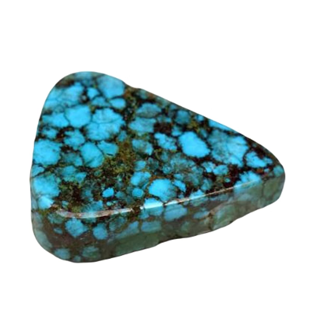 Turquoise naturelle cabochon triangle pour bague et pendentif d'exception - 6